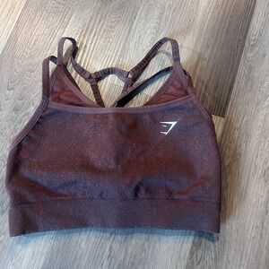 Gymshark Burgundy Sports Bra